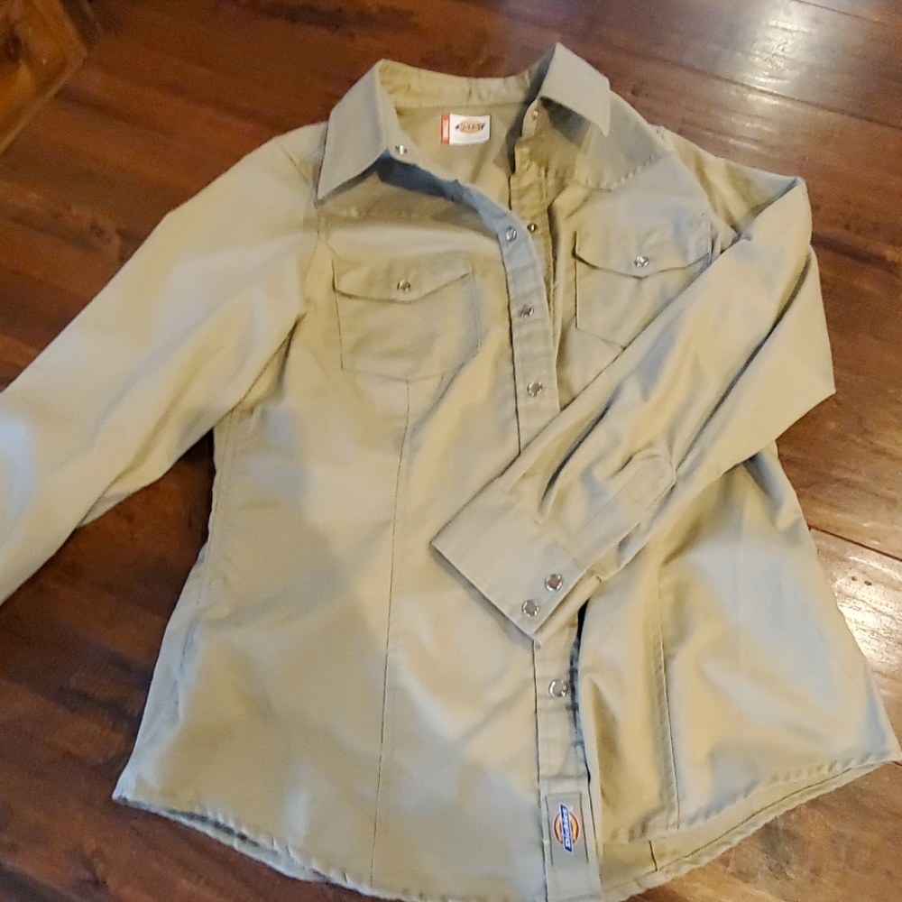 Womens Dickies button up